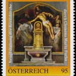 Sonderbriefmarke: Altarbild in der Kreuzkirche